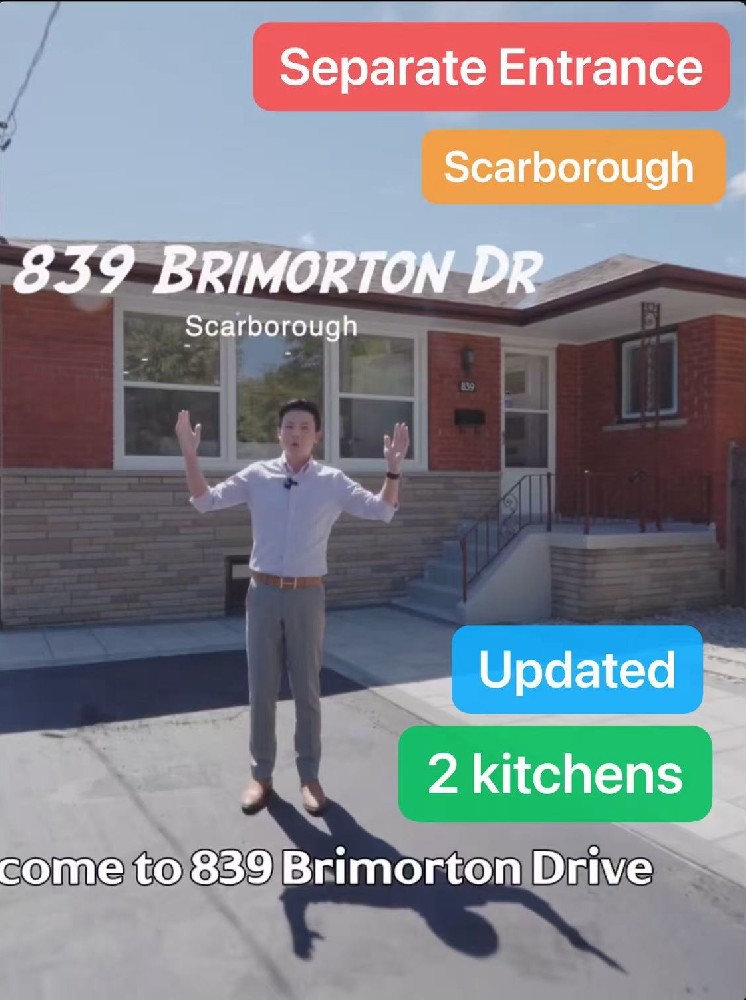 🏡 New Listing in Scarborough: 839 Brimorton Drive