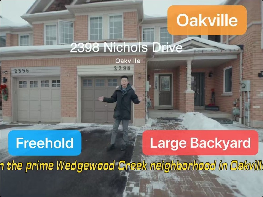 🏡 New Listing | Wedgewood Creek, Oakville