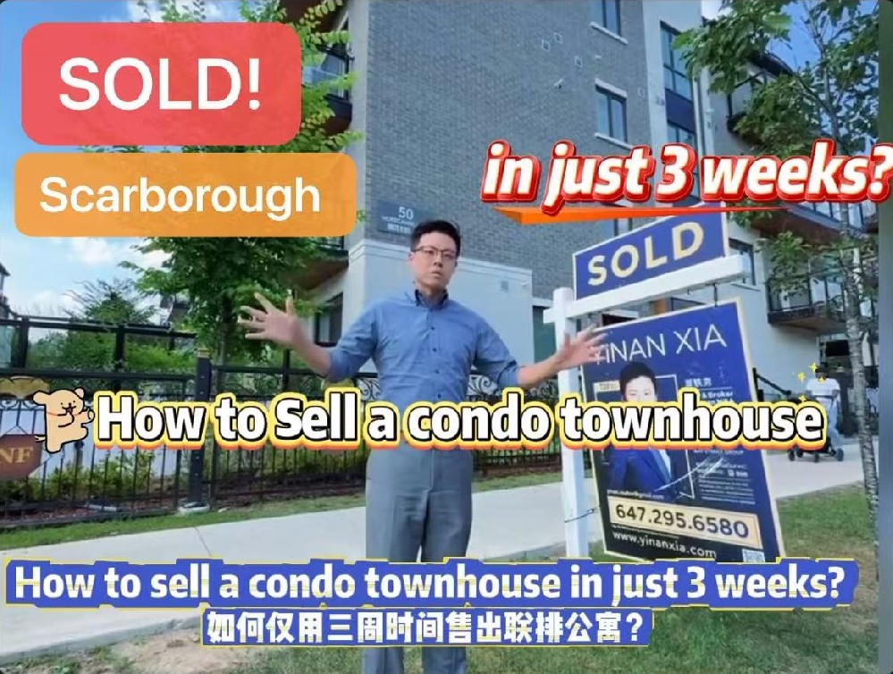 How do you sell a condo townhouse in just 3 weeks